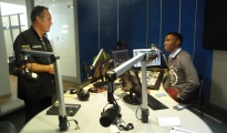 Maulme' John with AT Nkosi @ Radio Vuma 103FM