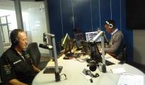 Maulme' John with AT Nkosi @ Radio Vuma 103FM